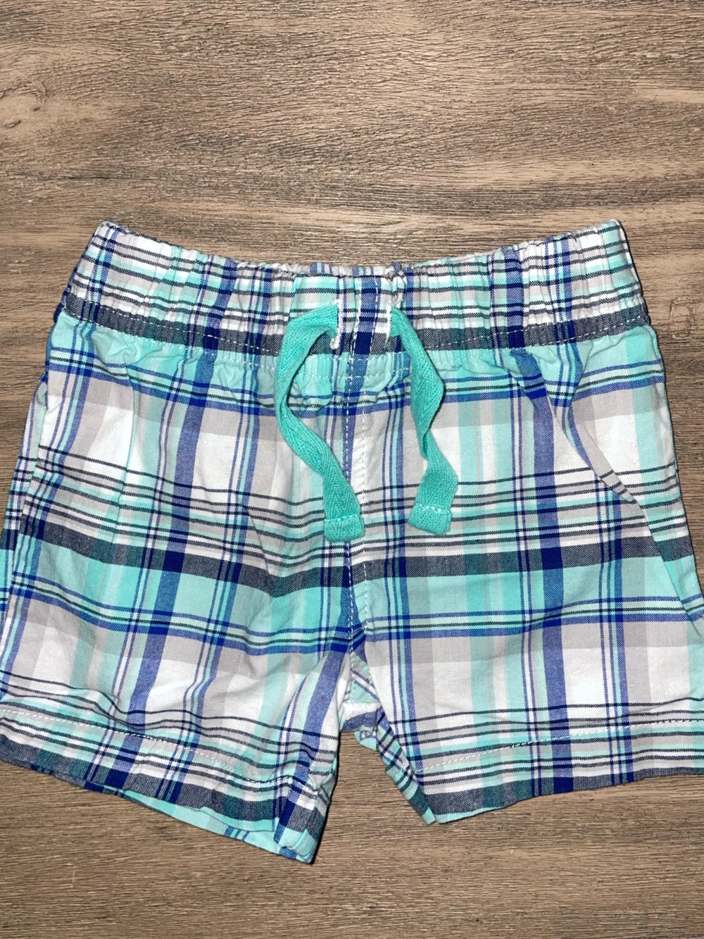Toddler Boy 2-Piece "Little Squirt" Whale Tee & Plaid Shorts Summer Set - Picture 2 of 8